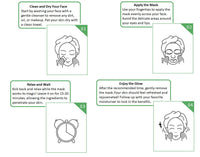 SADOER Plant Extract Facial Mask Sheets