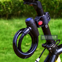 Bicycle Mtb Wire Lock 2 Key Giant Road Cycle Bicycle Lock Anti-Theft