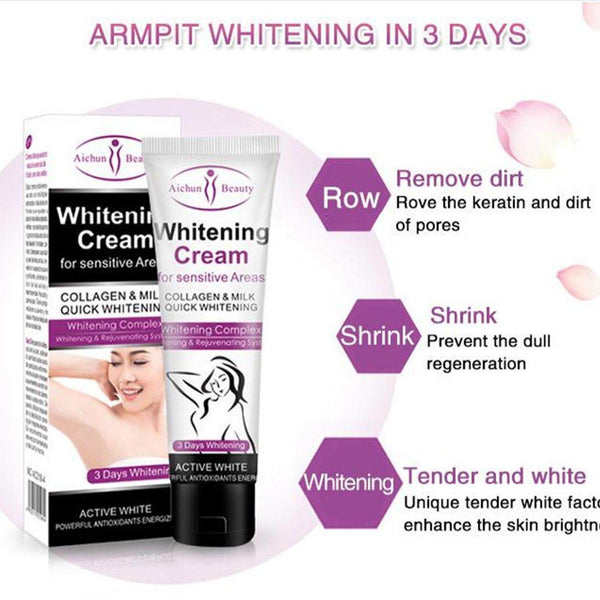 Aichun Beauty Moisturizing Cream Collagen & Milk for Sensitive Areas Elbow