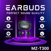 Jblmz-t300 | Sweat-Resistant Bass Earbuds Featuring 30h Battery, Fast