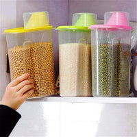 Dry Cereal Container Dispenser Food Storage Containers with Airtight Design