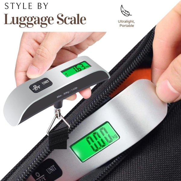 Gotravel 50kg/110lb Steel Luggage Scale Electronic Digital Scale Portable