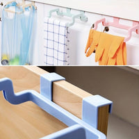 1pc Space-Saving Over-the-Cabinet Garbage Container - Reusable Plastic Bag