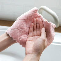 1pc Super Absorbent Microfiber Kitchen Dish Cloth for Household Cleaning Towels