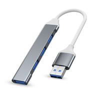 Usb Hubs Type C Aluminum Body High Speed Splitter 5Gbps for PC Computer