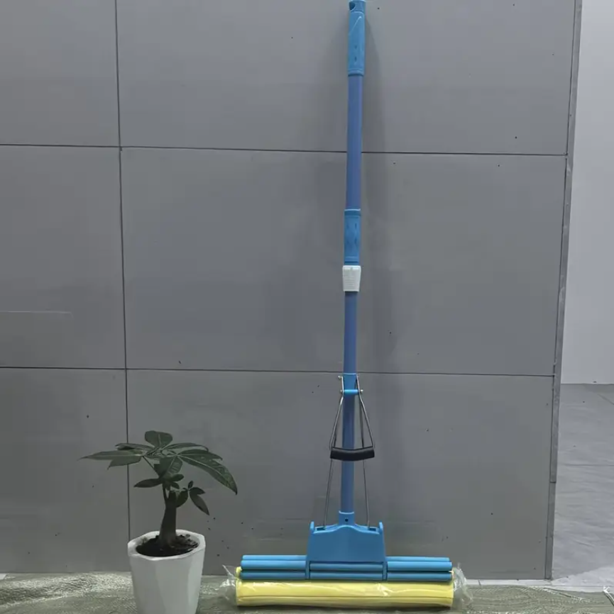 Floor Cleaning Squeeze Mop with Adjustable Telescopic Handle Squeegee