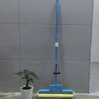 Floor Cleaning Squeeze Mop with Adjustable Telescopic Handle Squeegee