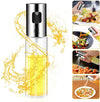 100ml Kitchen Stainless Steel Olive Oil Sprayer Bottle Pump Oil Pot