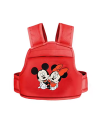 Kids Safety Belt for Two Wheeler with Reflective Strips, Portable Seat Belt