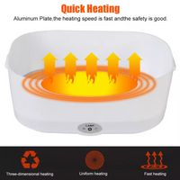 Heated Electric Lunch Box with Portable Food Warmer and Leakproof