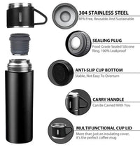Double-wall Stainless Steel Vacuum Thermos Flask 500ml Insulated Hot and