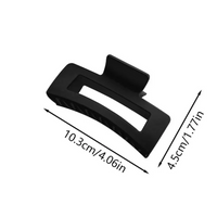 Oversized Frosted Square Block Grab Clip Back Head Hair Volume Multi Wash