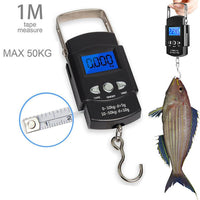 Electronic Portable Fishing Hook Type Digital LED Screen Luggage Weighing
