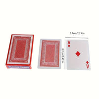 Premium Poker Size Playing Cards with 21 Points, Euchre and Canasta Standard