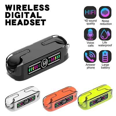 M12 Max Bluetooth Headphones TWS 5.0 in-Ear Wireless Earbuds 800mAh Power