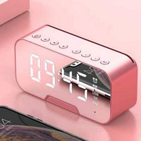G10/q5 All in 1 Portable Bluetooth Alarm Clock FM Radio Speaker/ Bass Stereo