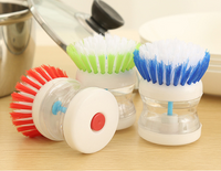 Dispensing Dish Washing Brush Kitchen Cleaning Brush for Sink Wash Dishwash