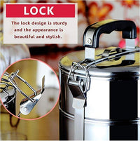 4 Layer Lunch Box Stainless Steel Portable Insulated Leakproof Box