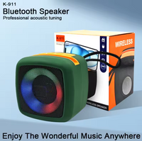 X911 Wireless Speaker Bluetooth Speakers LED Lights Wireless Speaker Outdoor