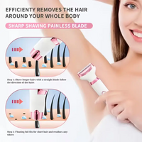 4in1 Women's Electric Hair Remover Multifunctional Women's Electric Shaver