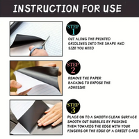 Giant Chalkboard Sticker for Wall | 60x200cm Erasable PVC Blackboard Mural