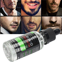 Men Liquid Beard Mustache Growth Essential Oil Fast Enhance Facial Whiskers 40ml