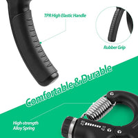 5-60kg Adjustable Heavy Gripper Fitness Hand Exerciser Grip FatGrip Wrist