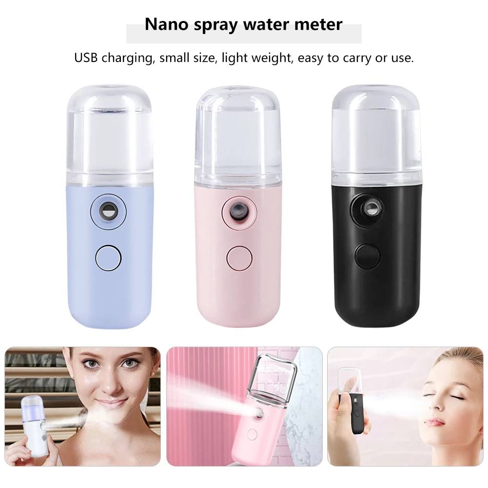 Nano Mist Spray, Facial Mist Spray, Handy Mini Face Mist Sprayer, USB