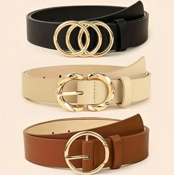 Women's Minimalist and Stylish Versatile Belts, Classic Belts for Jeans and