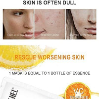 Dr.rashel Vitamin C Sheet Face Mask Brightening Hydrating Moisturizing Age